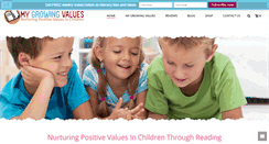 Desktop Screenshot of mygrowingvalues.com